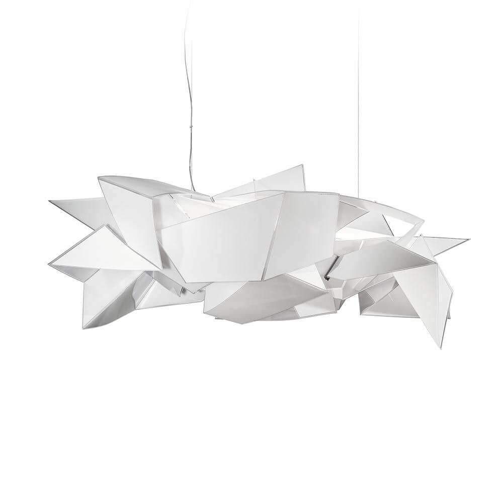 Slamp LED Hängeleuchte Cordoba 15000lm 2700K Weiß mit asymmetrischem Design und harmonischer Lichtverbreitung.
