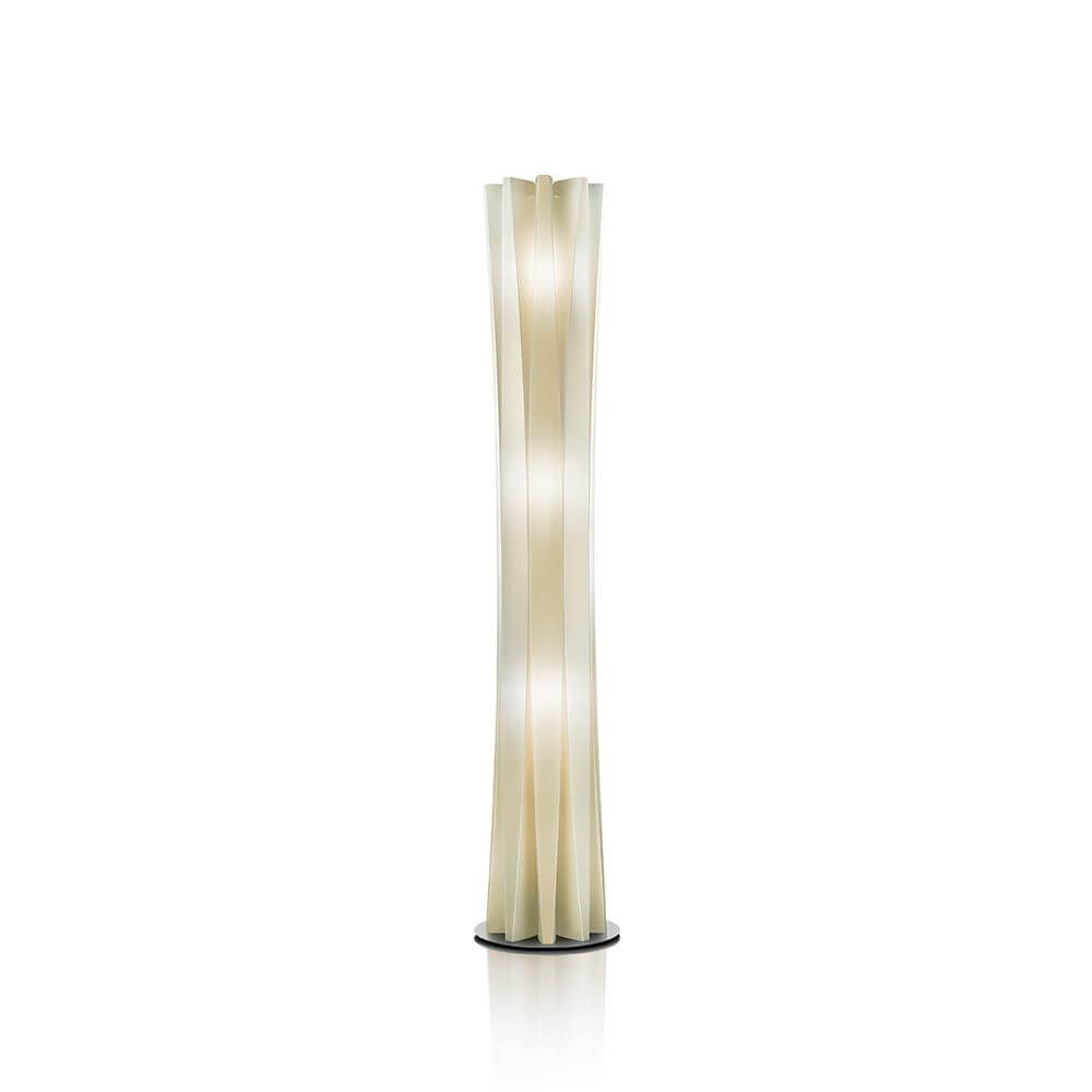Slamp Stehlampe Bach XL Gold mit elegantem Design und raffinierten Linien, die modernen Räumen Glanz verleihen.