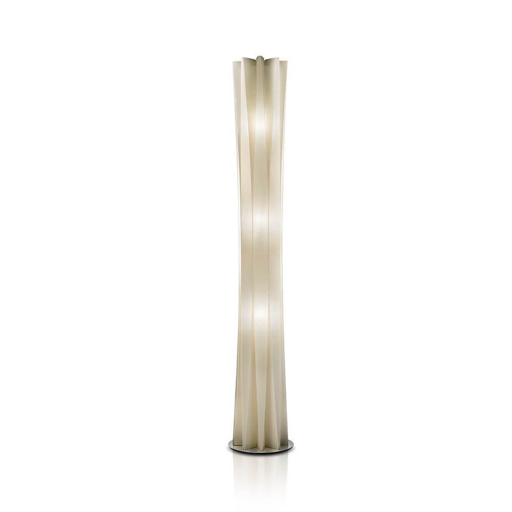 Slamp Stehlampe Bach XXL Gold - elegante, raffinierte Stehlampe mit modernen Krümmungen für jeden Raum