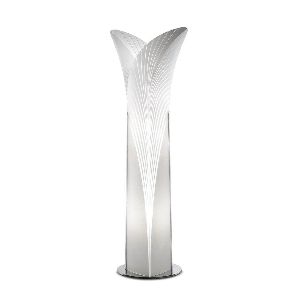 Slamp Stehlampe Las Palmas Extra Large Weiß mit elegantem, dreidimensionalem Design aus Opalflex.