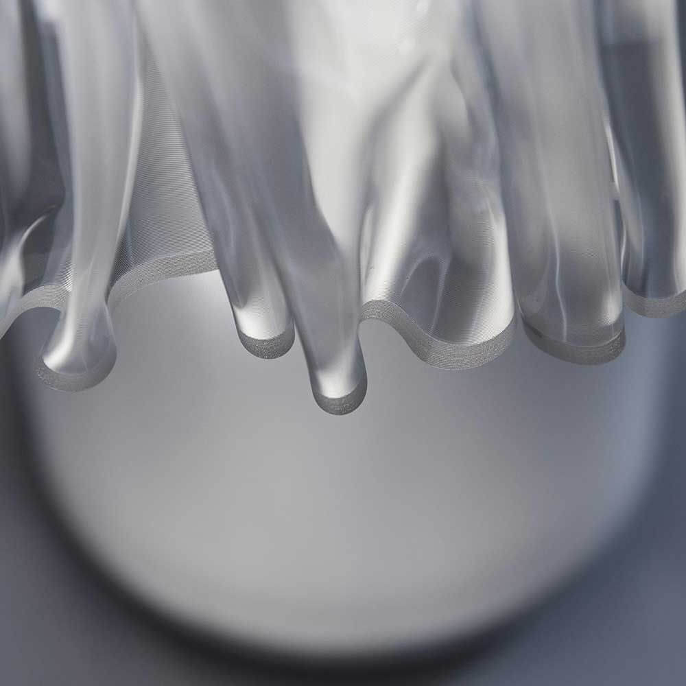 Slamp Tischlampe Accordéon Weiß/Transparent