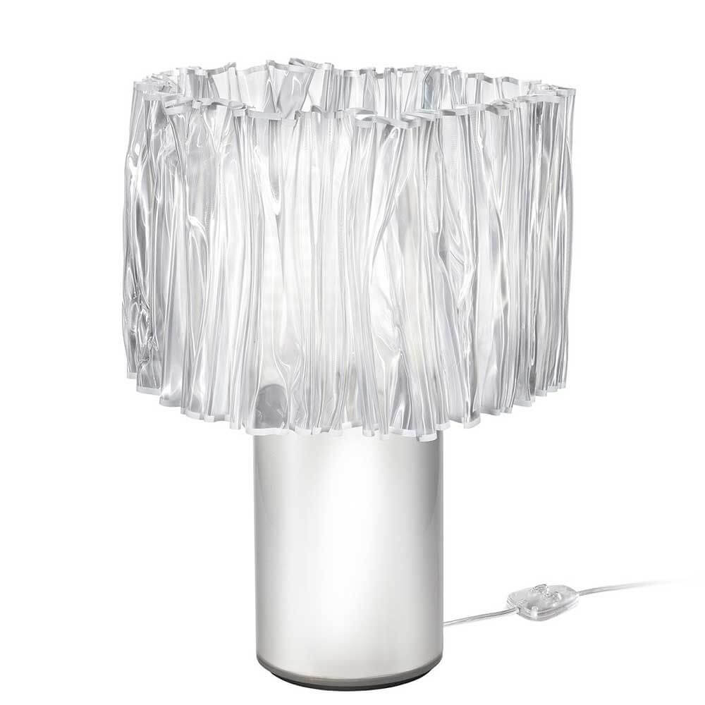 Slamp Tischlampe Accordéon Weiß/Transparent
