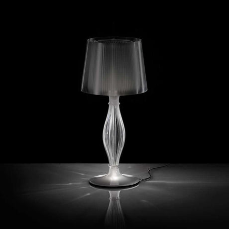 Lampada da tavolo Slamp Liza 100lm 3000K Nera, Metallo su sfondo nero