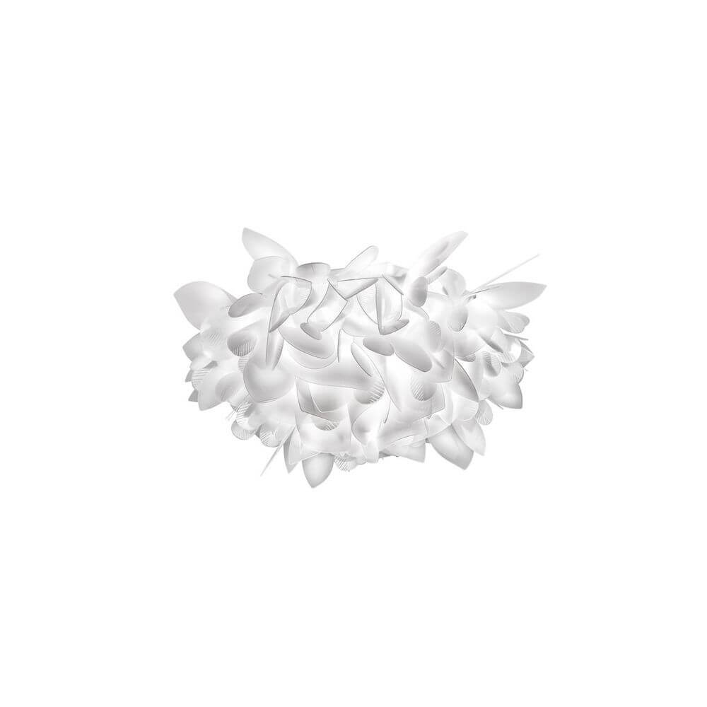 Slamp Wand- & Deckenlampe Veli Foliage mit filigranem, floralen Design in Weiß.