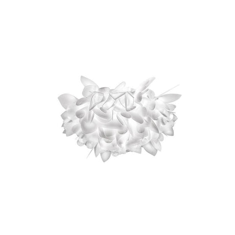 Slamp Wand- & Deckenlampe Veli Foliage mit filigranem, floralen Design in Weiß.