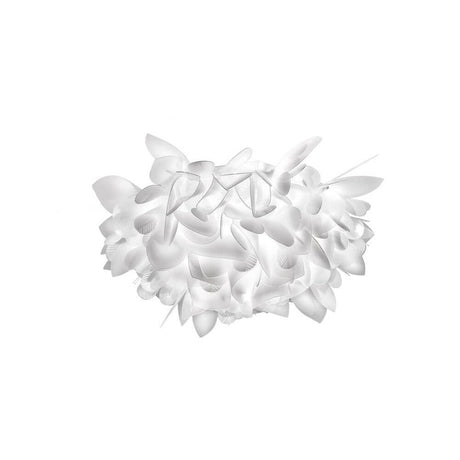 Slamp Wand- & Deckenlampe Veli Foliage in elegantem Weiß mit floralem Design.