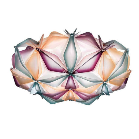 Slamp wall and ceiling light La Vie effect lamp with floral structure and harmonious colours.
