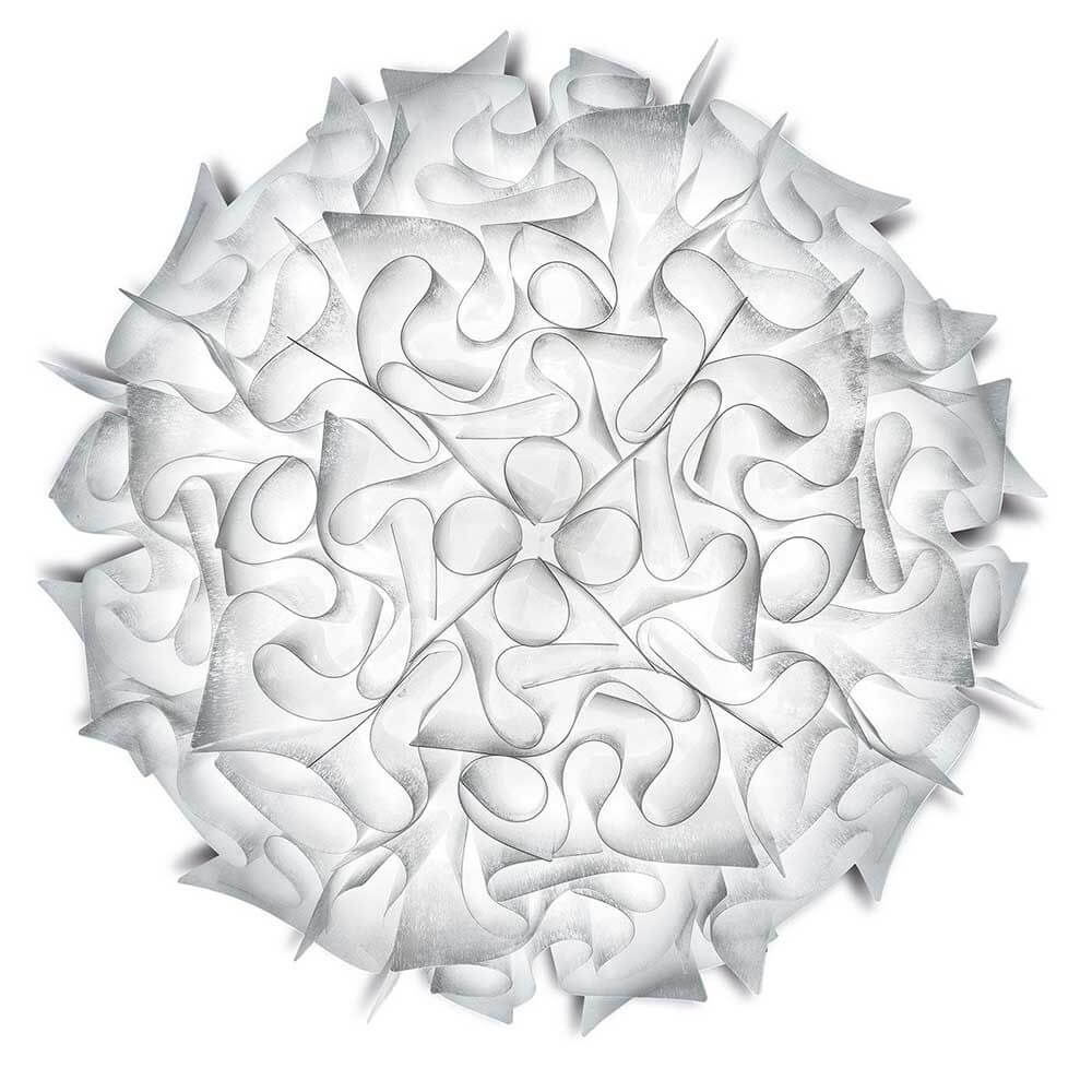 Slamp Wand- & Deckenleuchte Veli Large in modernem, elegantem Design mit Falten und geschwungenen Formen.