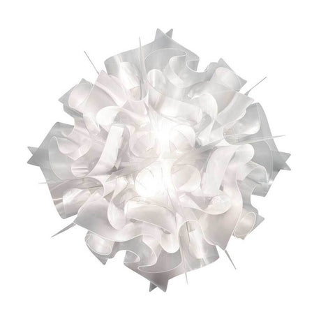 Slamp Wand- & Deckenleuchte Veli Mini mit elegantem, kurvenreichem Design und modernem Glamour.