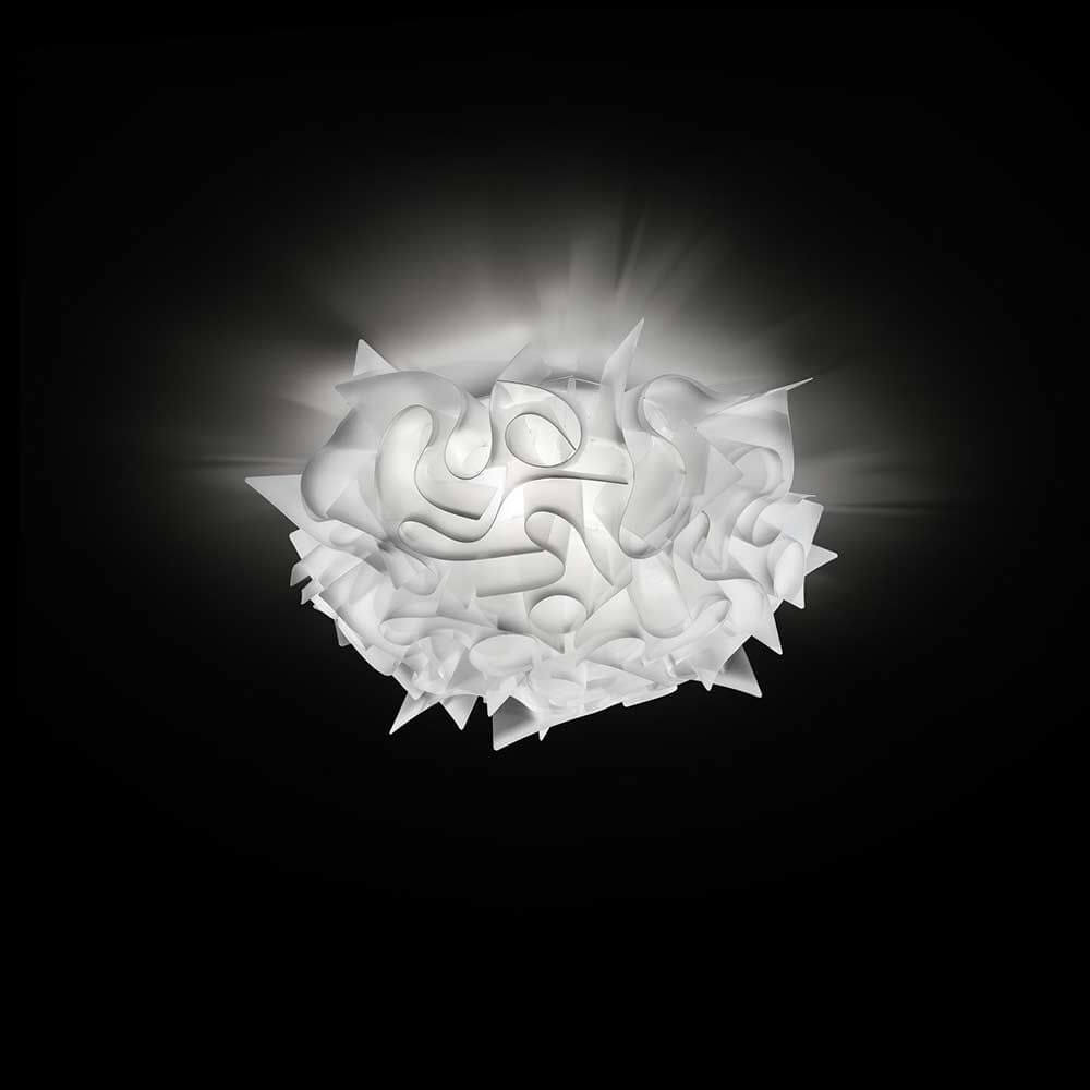 Slamp Wand- & Deckenleuchte Veli Mini in elegantem, modernem Design mit glamourösem Licht.