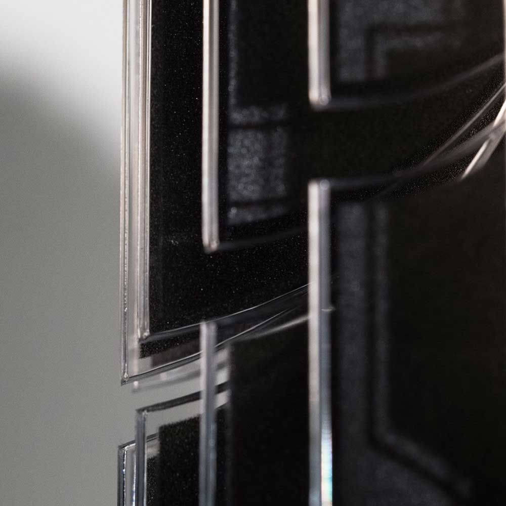 Detailansicht der Slamp extravagante Hängelampe Avia L 120cm mit einzigartigen Kunststoffen.