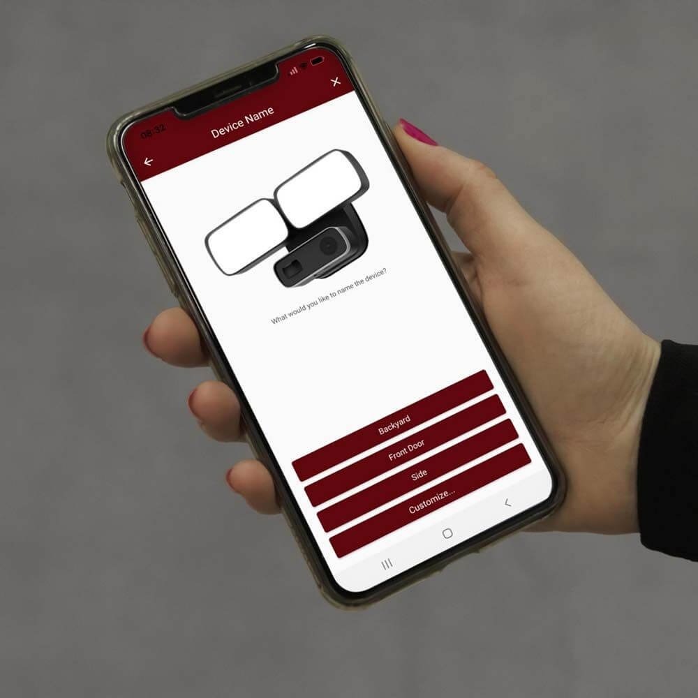 Smartlight LED Kamera Steuerung über Smartphone-App für Wandleuchte von Konstsmide.