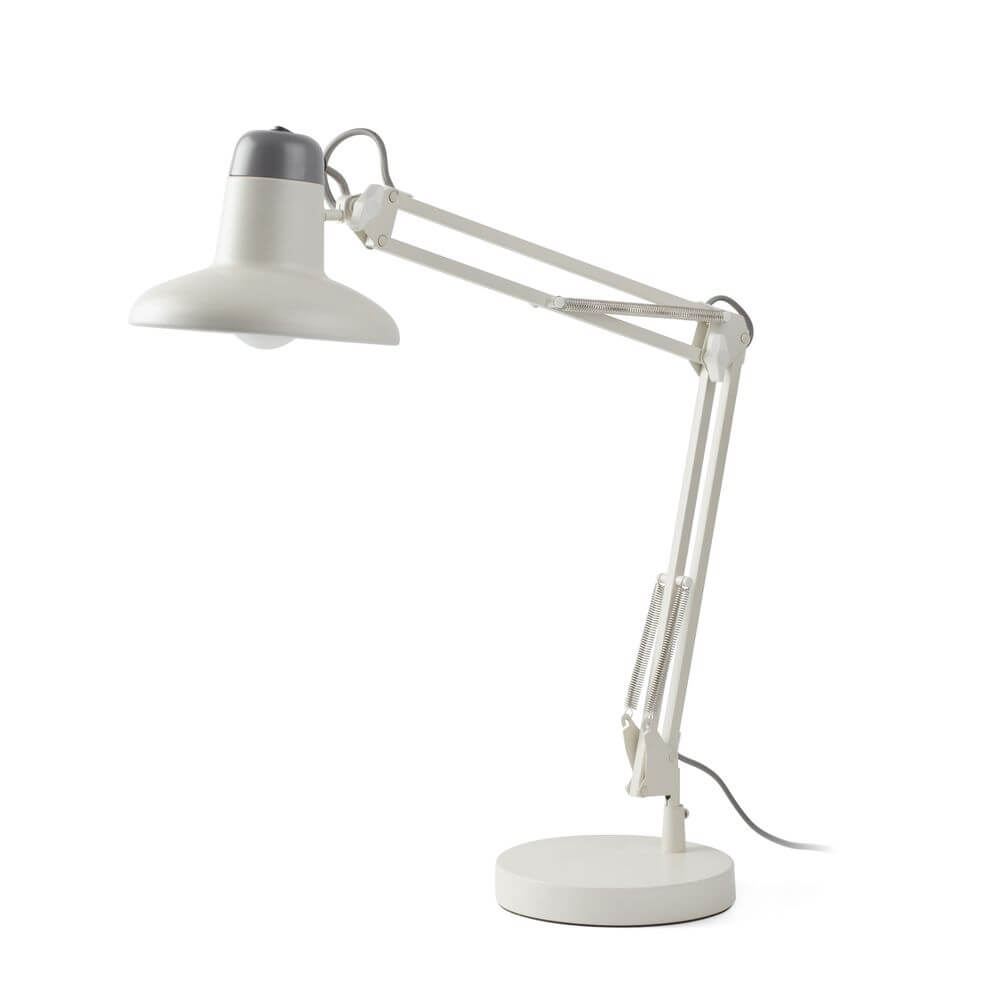 Snap Office Schreibtischlampe in modernem Design mit Gelenken und LED-Beleuchtung für optimale Lesebedingungen.