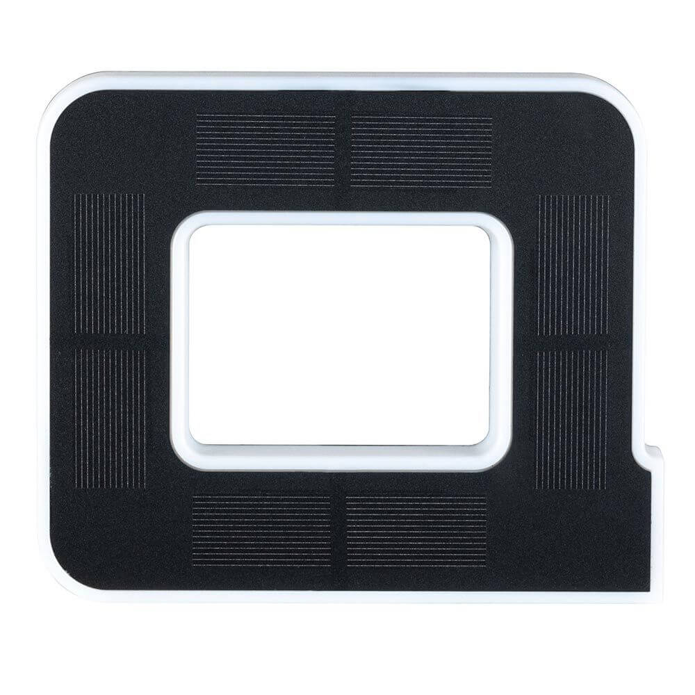 LED Solar Hausnummernleuchte Buchstabe A Schwarz - dekorative Hausnummernleuchte mit Solarpanel
