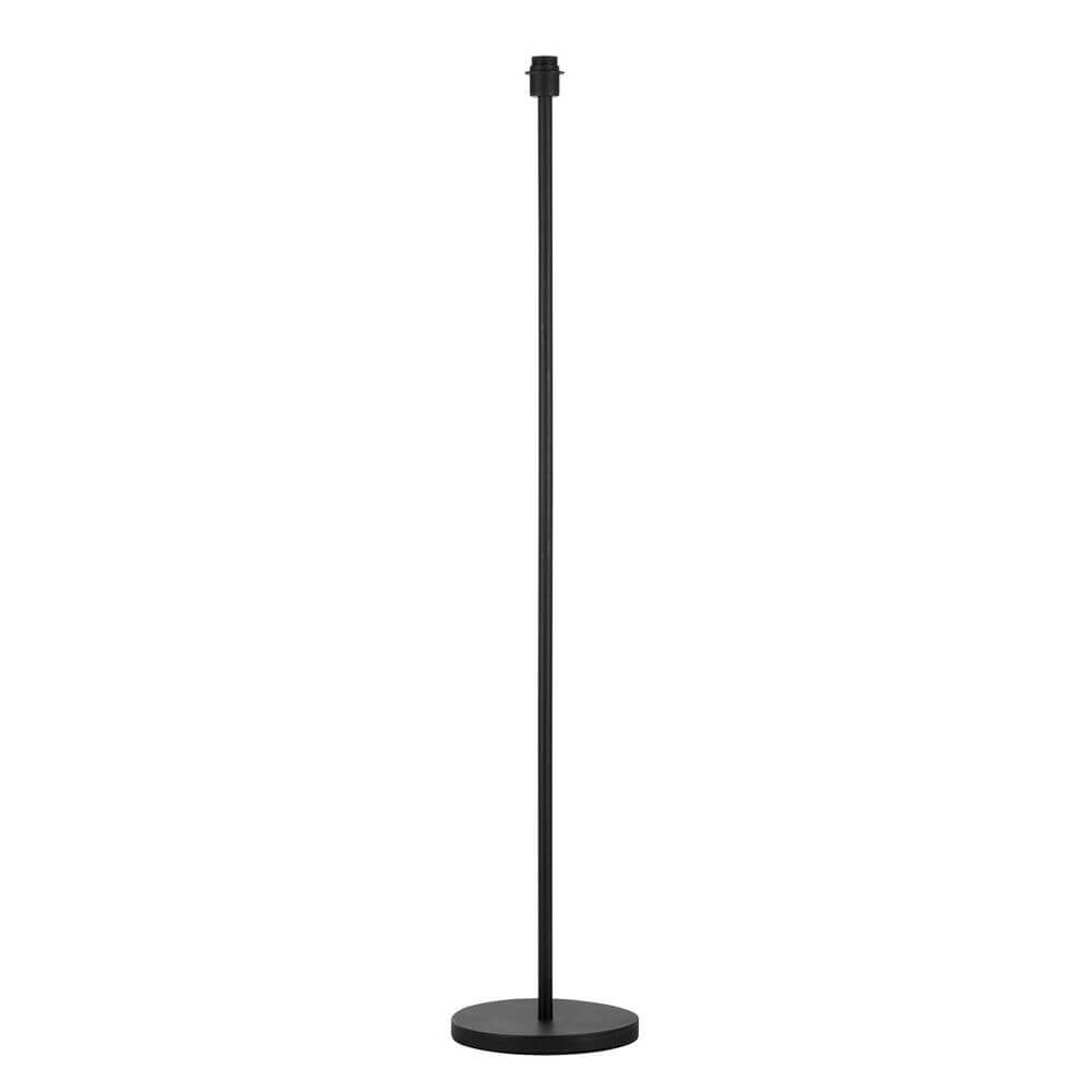 Soprana Sl-2 Stehleuchte (ohne Schirm) Schwarz mit schwarzem Sockel und E27 Fassung.