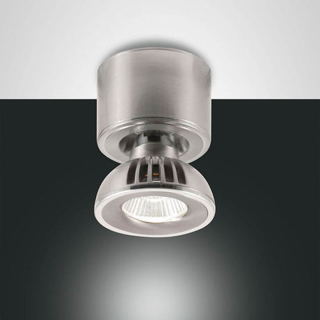 Soul LED Deckenspot 720lm Nickel-Satiniert mit schwenkbarem Leuchtenkopf für modernes Lichtdesign.
