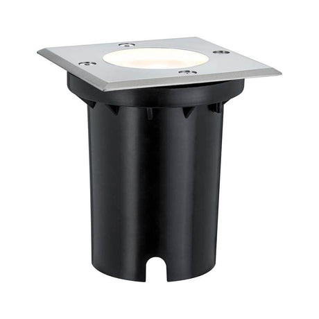 Special EBL Set Boden IP67 carré GU10 3,5W 140x140mm acier inoxydable projecteur encastré de sol pour les espaces extérieurs