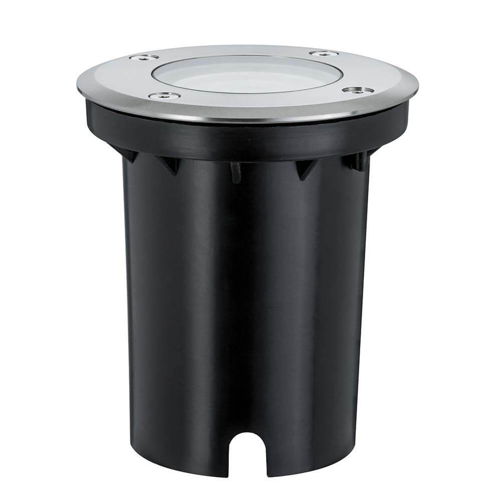 Special EBL Set Boden IP67 rund GU10 3,5W 140x140mm Edelstahl Bodeneinbaustrahler in Schwarz