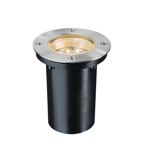 Special EBL Set Boden rond LED 1,2W 2700K 110mm luminaire encastré en acier inoxydable pour zones extérieures praticables