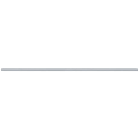 Square Profil mit Diffusor 1m Alu eloxiert, LED-Aluprofil mit satinierter Abdeckung für gleichmäßiges Dekolicht