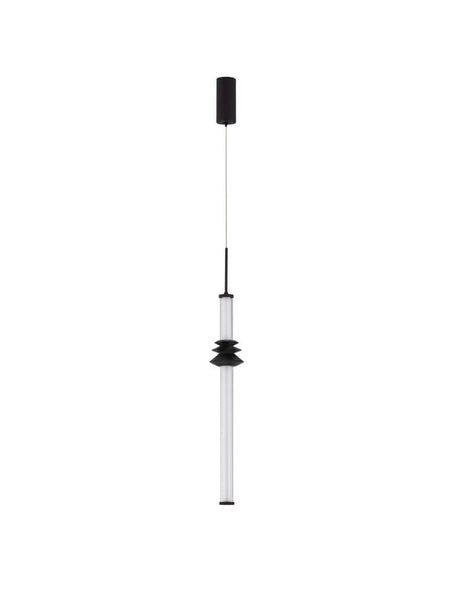 Stalactite suspension verticale Ø 4,5 cm 3000K noir - solution d’éclairage élégante pour votre intérieur.