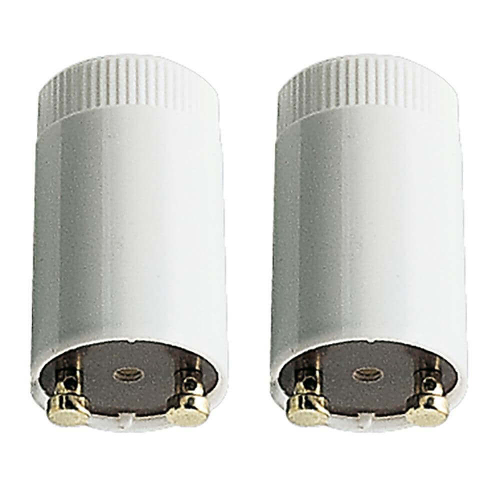 Starter Universal max. 2x4-65W Weiß - Paar von weißen Lampenstartern für effiziente Beleuchtung