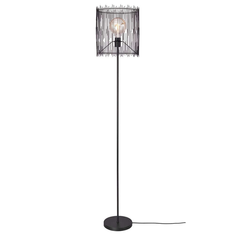 Stehlampe Elvis mit modernem Design und eleganter Leuchte aus Metall und Glas.