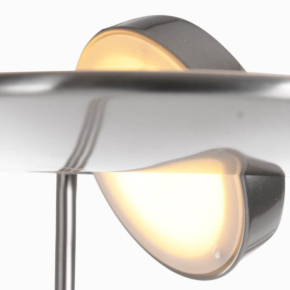 LED-Deckenfluter Zenith mit Lesearm & Tastdimmer CCT in eleganter Ausführung, ideal für stimmungsvolle Beleuchtung.