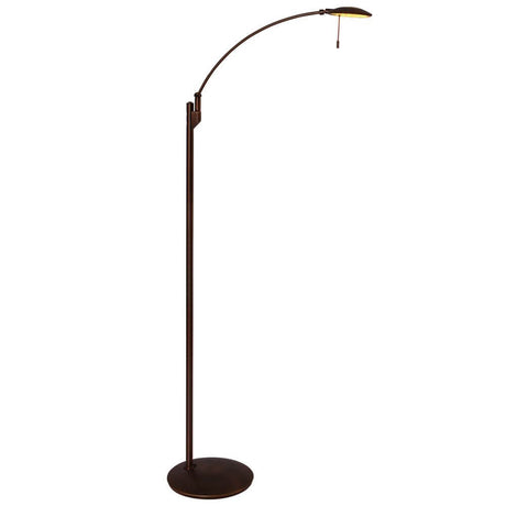 LED-Stehleuchte Zenith Tastdimmer 2200-4000K in schlichter Eleganz für Wohnraum und Lesegebiet.