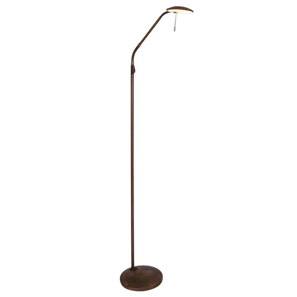 LED-Stehleuchte Zenith 2200-4000K in elegantem Design zur Ausleuchtung von Wohnräumen und Lesen.