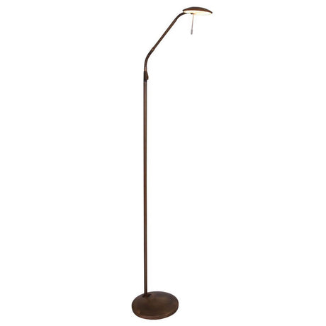 LED-Stehleuchte Zenith 2200-4000K in elegantem Design zur Ausleuchtung von Wohnräumen und Lesen.