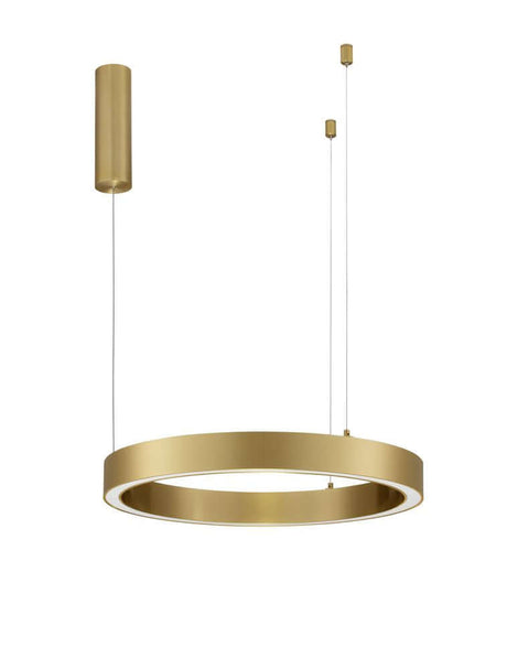 Sting LED Pendel Ø 60cm 3000K i moderne guldfarvet design til stilfuld indretning.