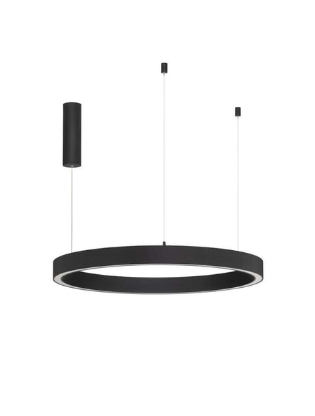 Sting LED Pendel Ø 80cm 3000K i elegant sort design, minimalistisk stil med høj kvalitet LED- Teknologi.