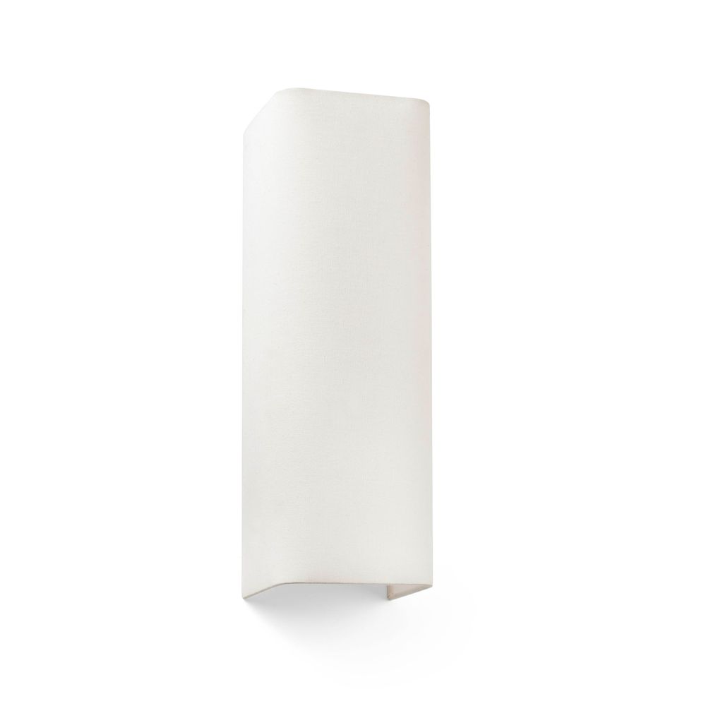 Stoff-Wandlampe COTTON Eckig 2-flammig Beige in modernem Design, perfekt für stimmungsvolle Beleuchtung.