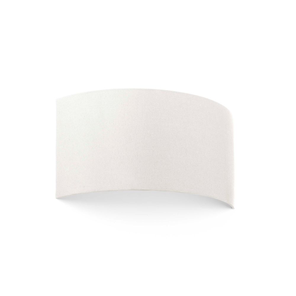 Stoff-Wandlampe COTTON Halbrund Beige in elegantem, schlichten Design für stimmungsvolle Beleuchtung.