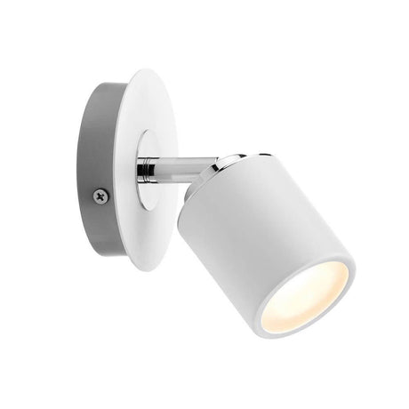 Strahler Tube Weiß Chrom GU10 in modernem Design für vielfältige Einsatzmöglichkeiten.