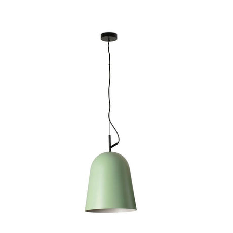 Studio pendant light Ø 29cm in an elegant green design, inspired by classic lines and 1950s style.