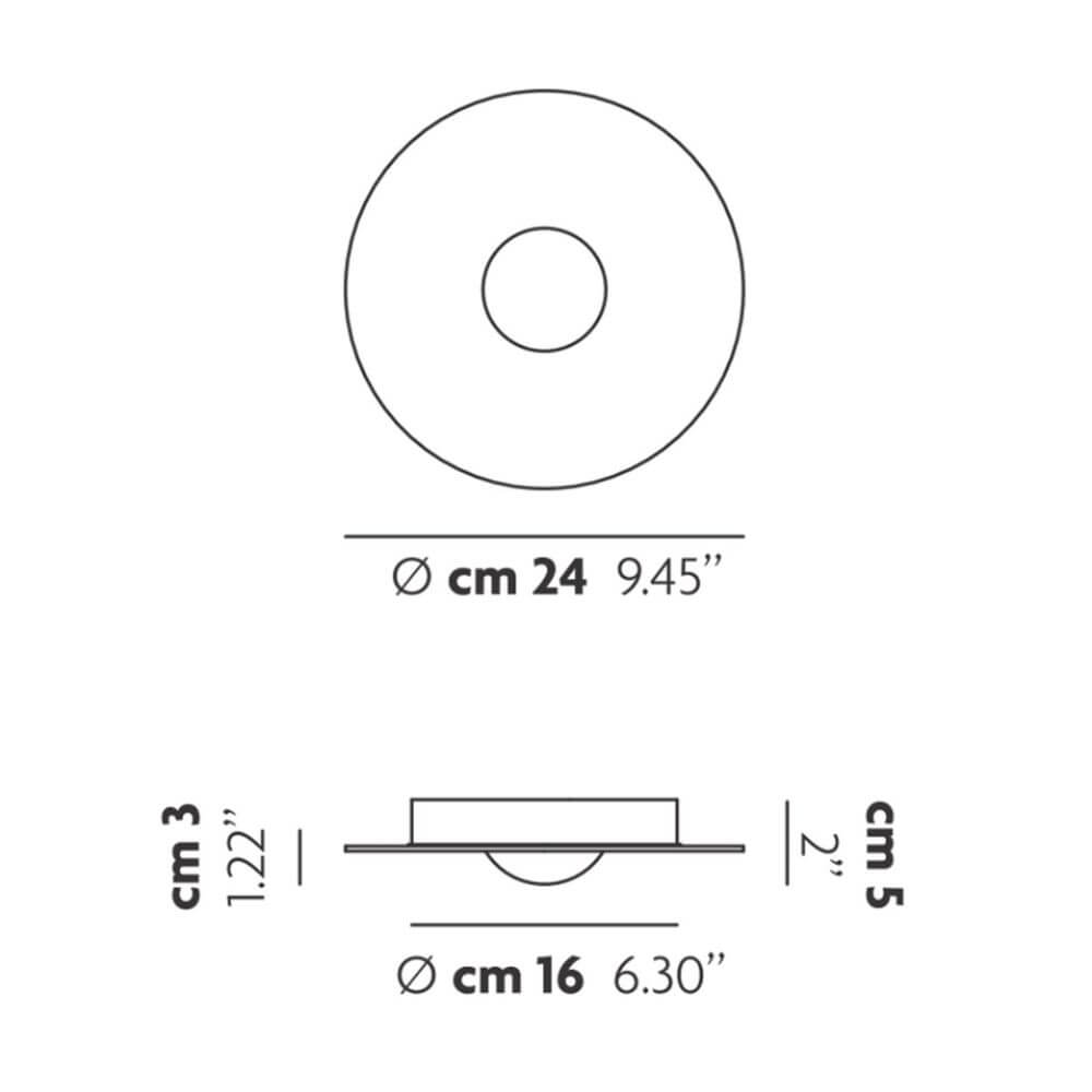 Lodes Bugia Single LED Deckenlampe