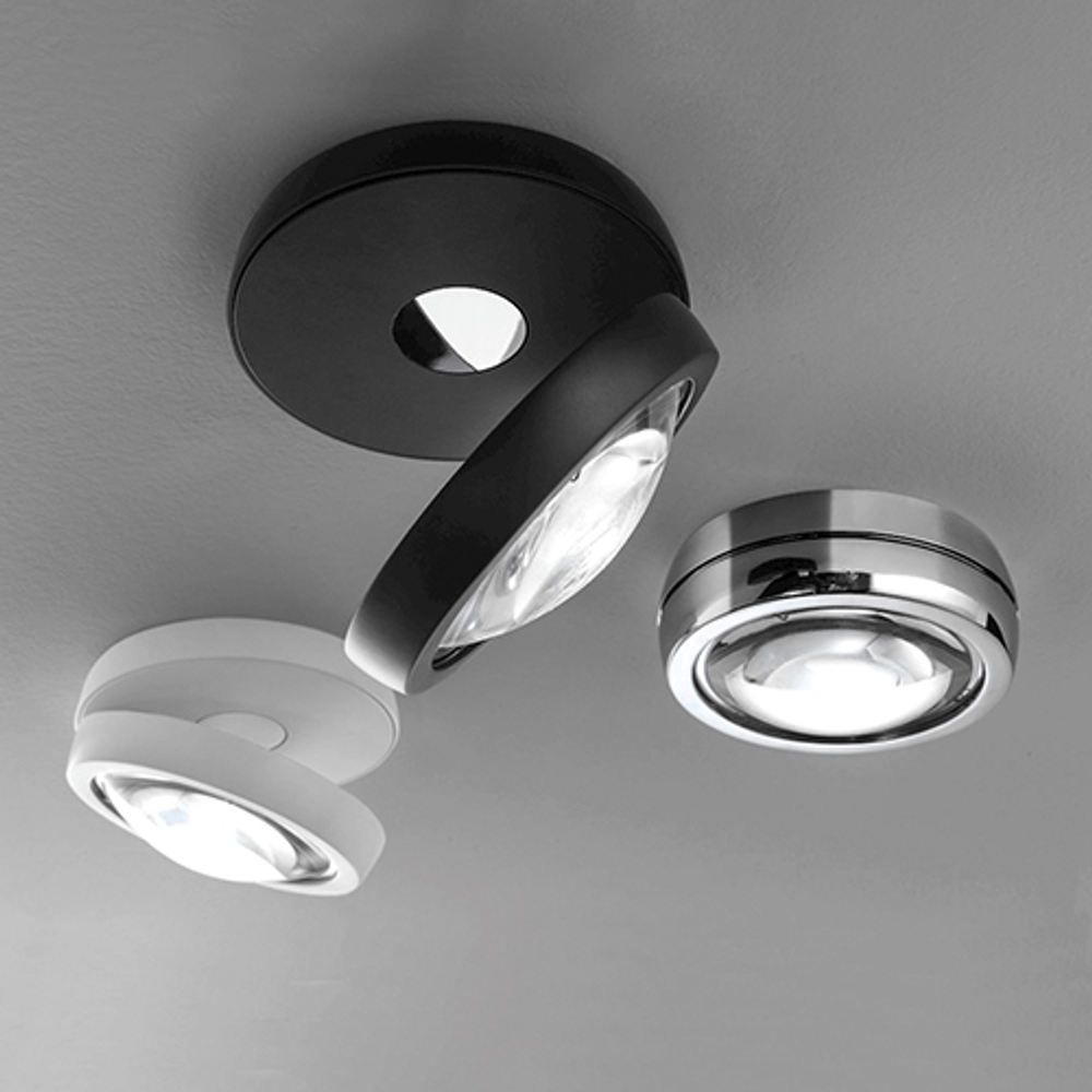 Lodes Nautilus LED ceiling lamp, rotatable