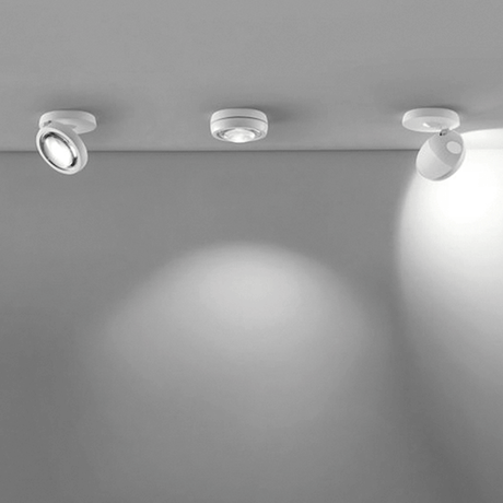Lodes Nautilus LED Deckenlampe drehbar, moderne verstellbare Deckenleuchte mit gezieltem Lichtkegel