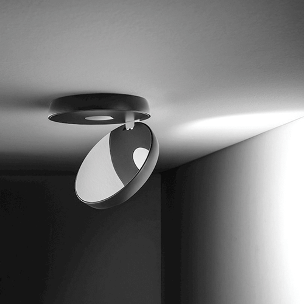 Lodes Nautilus LED ceiling lamp, rotatable