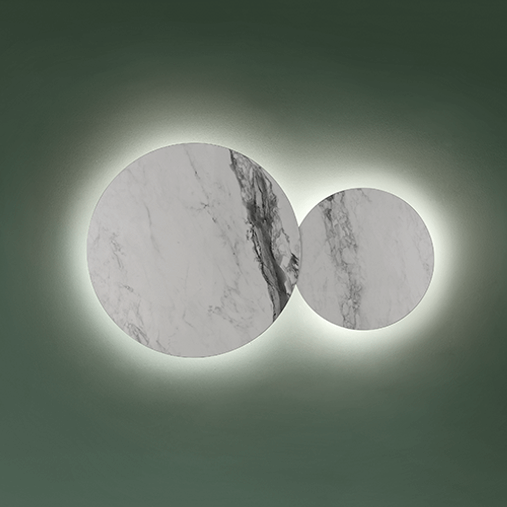 Lodes Puzzle Mega Round Small Wand- & Deckenlampe Weiß