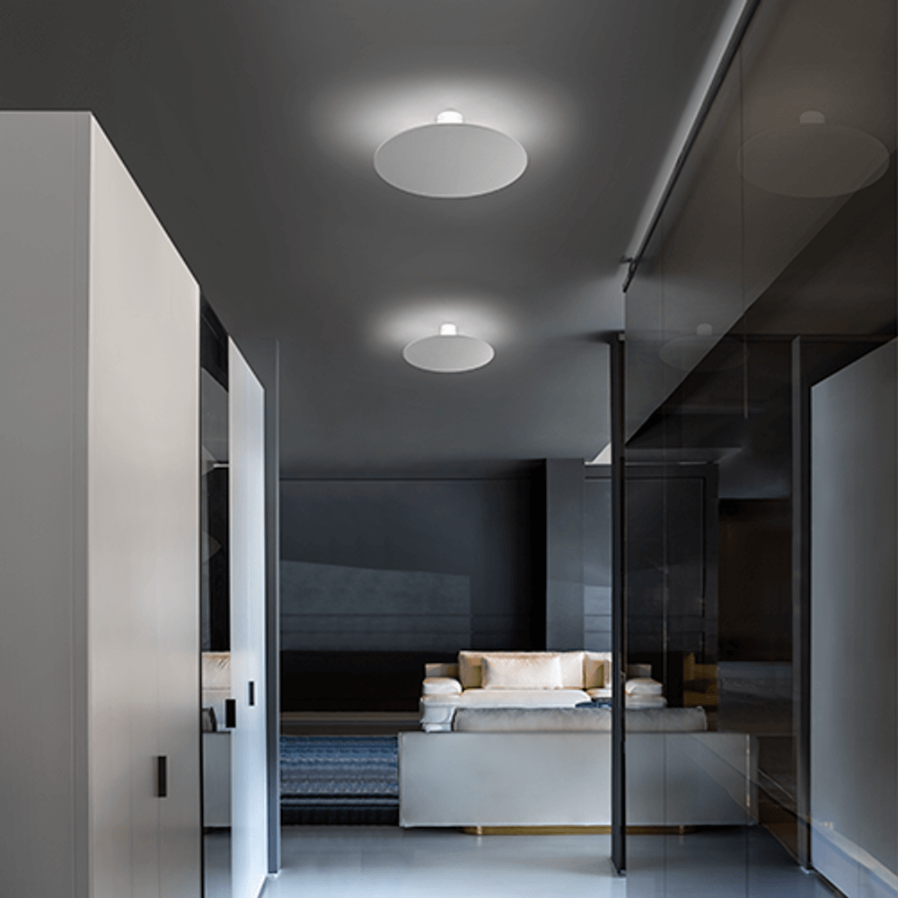 Lodes Puzzle Mega Round Small Wand- & Deckenlampe Weiß