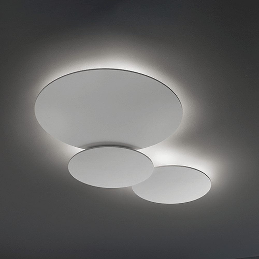 Lodes Puzzle Mega Round Small Wand- & Deckenlampe Weiß