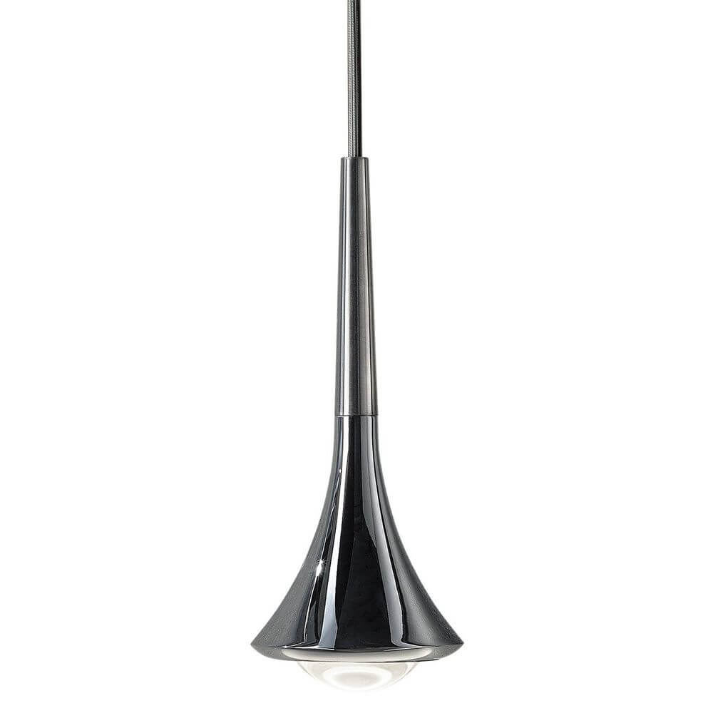 Lodes Rain LED Hängelampe in Tropfenform, 9 Watt, 900 lm, elegante Metallaufhängung, leuchtend und effizient.