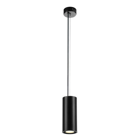 Suspension ronde Supros 78 noire 3000K, lentille 60° avec un design élégant et une technologie LED efficace