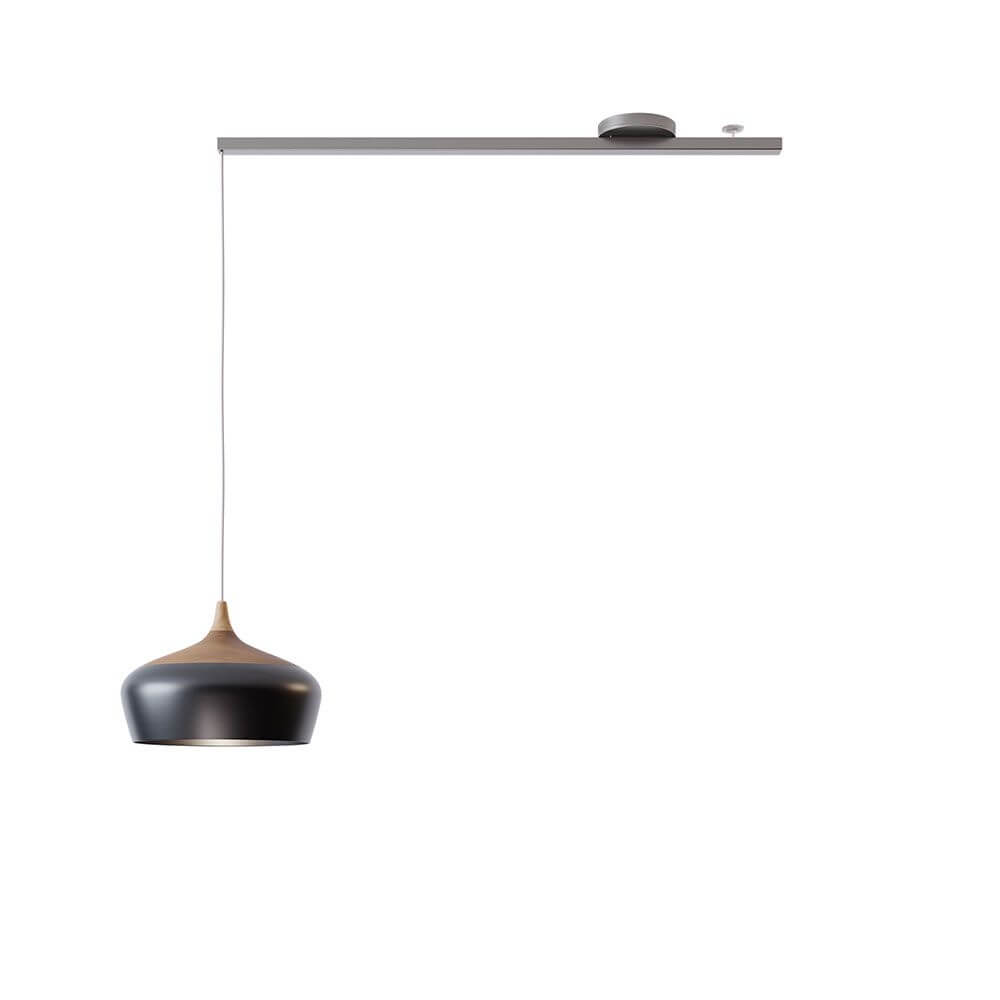 Swing 1 Aufhängesystem 90cm Single für eine Hängelampe mit eleganter Pendelleuchte.