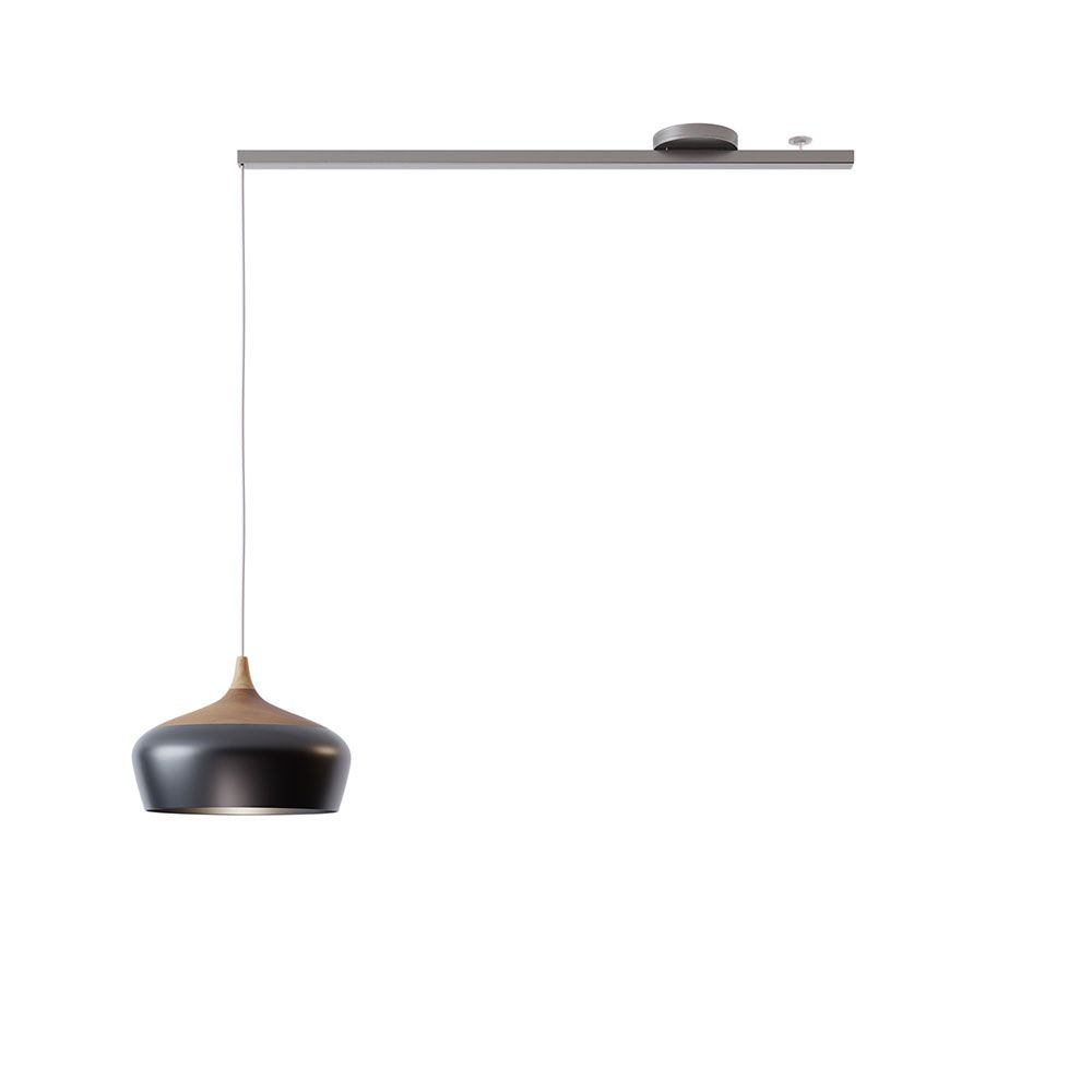 Swing 1 Aufhängesystem 90cm Single für eine Hängelampe mit eleganter Pendelleuchte.