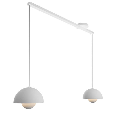 Swing 2 hængesystem 90cm Twin til to hængelamper med to moderne pendellamper.