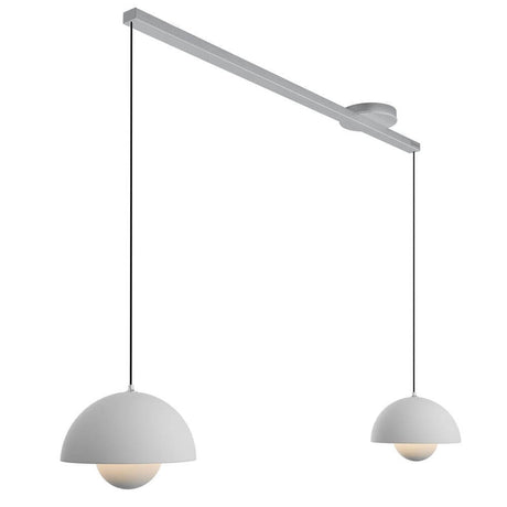 Swing 2 hængesystem 90cm Twin til to hængelamper med to moderne pendellamper.